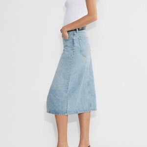 Denim Midi Skirt